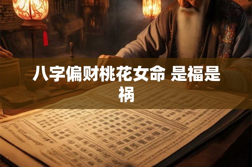 八字偏财桃花女命 是福是祸