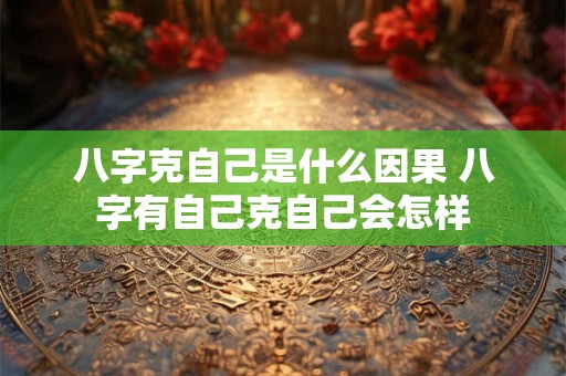 八字克自己是什么因果 八字有自己克自己会怎样