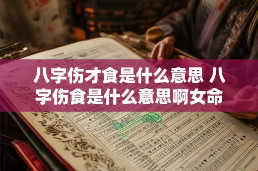 八字伤才食是什么意思 八字伤食是什么意思啊女命
