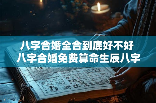 八字合婚全合到底好不好 八字合婚免费算命生辰八字婚姻