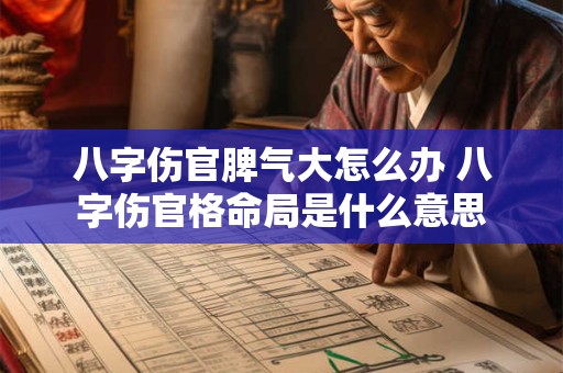 八字伤官脾气大怎么办 八字伤官格命局是什么意思