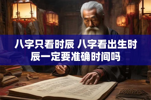 八字只看时辰 八字看出生时辰一定要准确时间吗