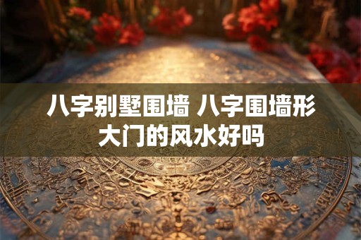 八字别墅围墙 八字围墙形大门的风水好吗