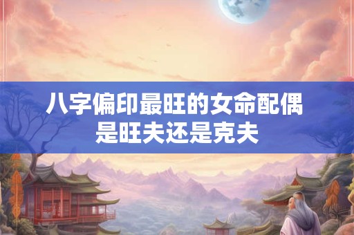 八字偏印最旺的女命配偶 是旺夫还是克夫