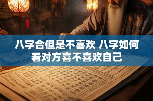 八字合但是不喜欢 八字如何看对方喜不喜欢自己
