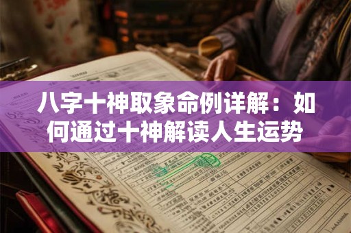 八字十神取象命例详解：如何通过十神解读人生运势