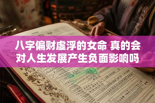 八字偏财虚浮的女命 真的会对人生发展产生负面影响吗 八字偏财虚浮的女命 真的会对人生发展产生负面影响吗
