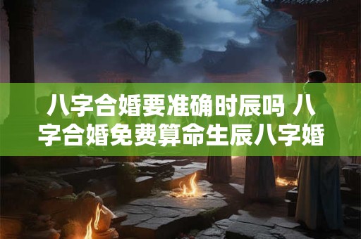 八字合婚要准确时辰吗 八字合婚免费算命生辰八字婚姻 八字合婚要准确时辰吗 八字合婚免费算命生辰八字婚姻