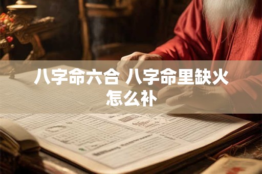八字命六合 八字命里缺火怎么补