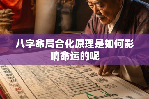 八字命局合化原理是如何影响命运的呢