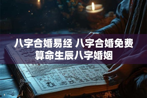 八字合婚易经 八字合婚免费算命生辰八字婚姻