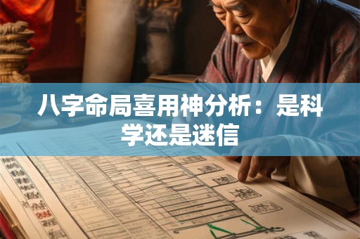 八字命局喜用神分析：是科学还是迷信
