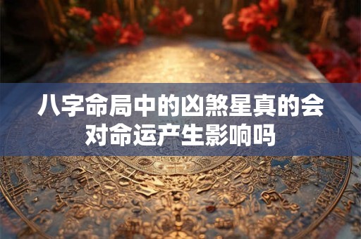 八字命局中的凶煞星真的会对命运产生影响吗