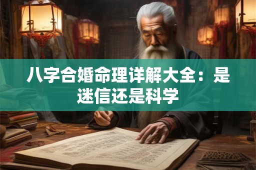 八字合婚命理详解大全：是迷信还是科学
