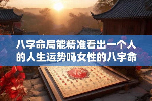 八字命局能精准看出一个人的人生运势吗女性的八字命局和男性有何不同 八字命局能精准看出一个人的人生运势吗女性的八字命局和男性有何不同