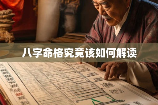 八字命格究竟该如何解读