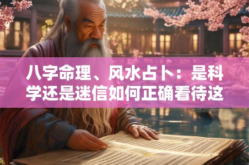 八字命理、风水占卜：是科学还是迷信如何正确看待这些方法