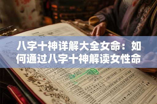 八字十神详解大全女命：如何通过八字十神解读女性命运
