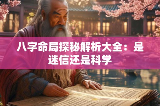 八字命局探秘解析大全:是迷信还是科学 八字命局探秘解析大全:是迷信还是科学