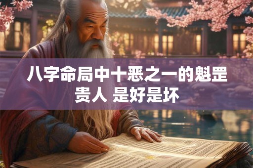 八字命局中十恶之一的魁罡贵人 是好是坏 八字命局中十恶之一的魁罡贵人 是好是坏