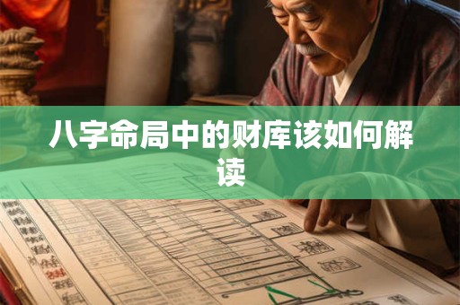八字命局中的财库该如何解读