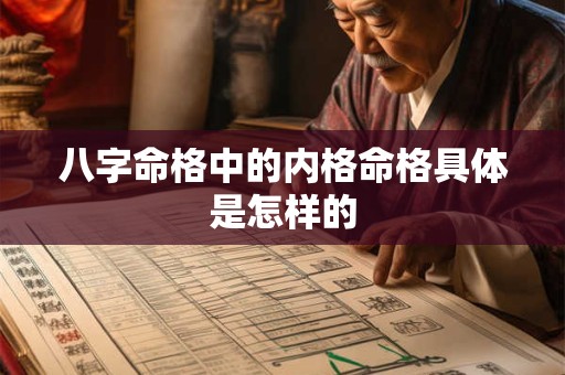 八字命格中的内格命格具体是怎样的