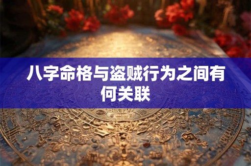 八字命格与盗贼行为之间有何关联