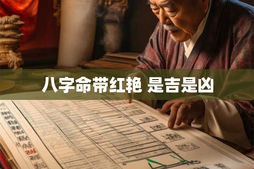 八字命带红艳 是吉是凶