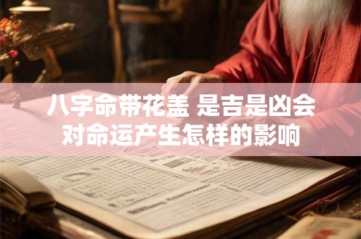八字命带花盖 是吉是凶会对命运产生怎样的影响