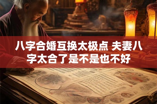 八字合婚互换太极点 夫妻八字太合了是不是也不好