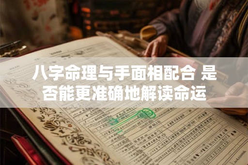 八字命理与手面相配合 是否能更准确地解读命运