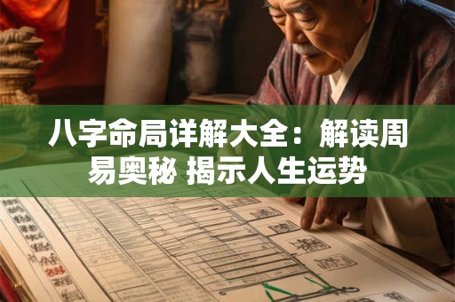 八字命局详解大全：解读周易奥秘 揭示人生运势