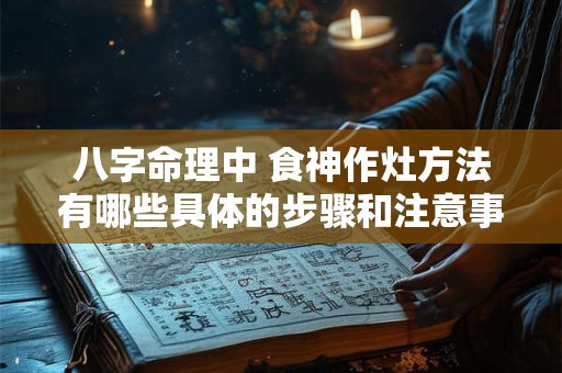 八字命理中 食神作灶方法有哪些具体的步骤和注意事项