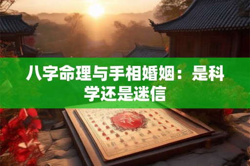 八字命理与手相婚姻:是科学还是迷信 八字命理与手相婚姻:是科学还是迷信