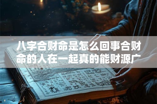 八字合财命是怎么回事合财命的人在一起真的能财源广进吗