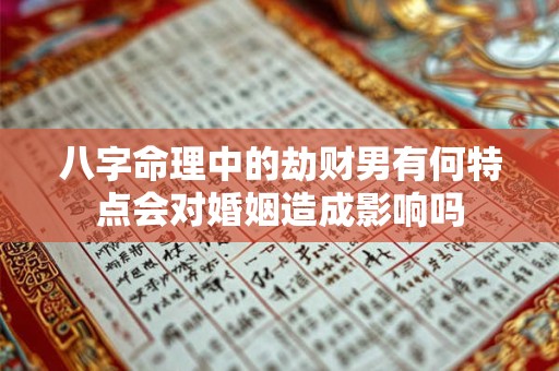 八字命理中的劫财男有何特点会对婚姻造成影响吗