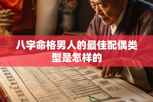 八字命格男人的最佳配偶类型是怎样的