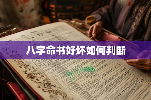 八字命书好坏如何判断