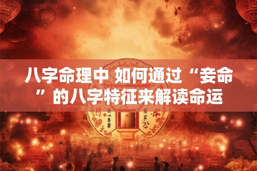 八字命理中 如何通过“妾命”的八字特征来解读命运
