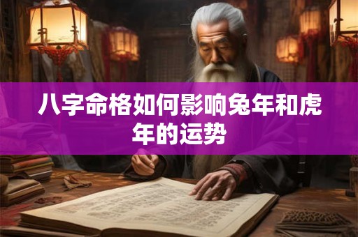 八字命格如何影响兔年和虎年的运势