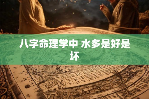 八字命理学中 水多是好是坏