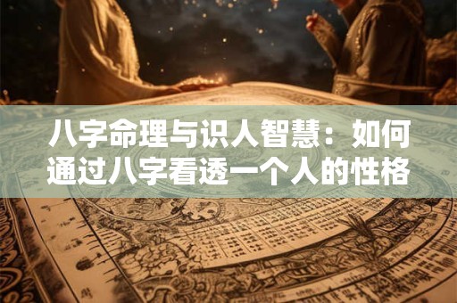八字命理与识人智慧：如何通过八字看透一个人的性格和命运
