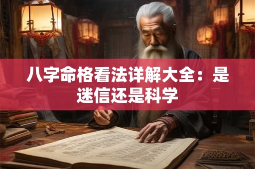 八字命格看法详解大全：是迷信还是科学