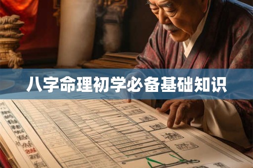 八字命理初学必备基础知识