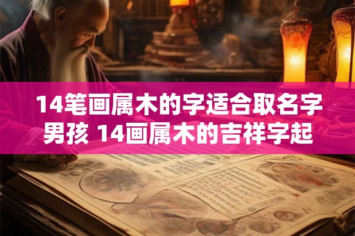14笔画属木的字适合取名字男孩 14画属木的吉祥字起名字用