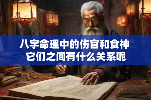 八字命理中的伤官和食神 它们之间有什么关系呢
