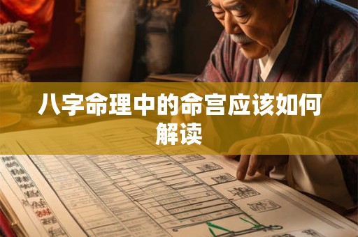 八字命理中的命宫应该如何解读