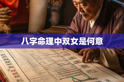 八字命理中双女是何意