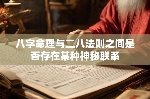 八字命理与二八法则之间是否存在某种神秘联系 八字命理与二八法则之间是否存在某种神秘联系