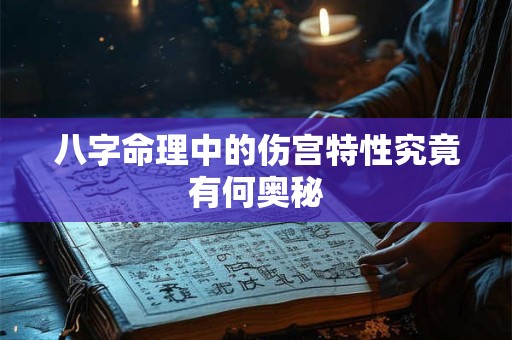 八字命理中的伤宫特性究竟有何奥秘